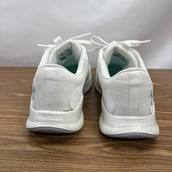 Under Armour Charged Aurora 2 White Radial Turquoise Women's Size 8 - Picture 5 of 13